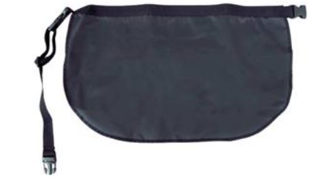 Dealer Apron: Black, Home-Style with Tie Belt, One-Size-Fits-All (for home or party use). main image